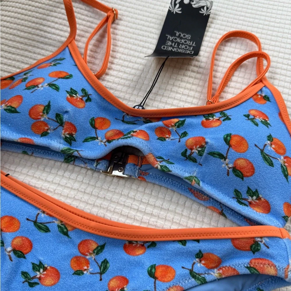 NWT Blackbough Bikini Set in “Citrus Sky Terry” - Picture 3 of 7